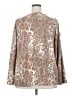 Now N Forever Animal Print Tan Pullover Sweater Size 2X - photo 2