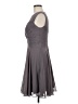 Unbranded Solid Gray Cocktail Dress Size 8 - photo 5