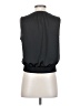 Ann Taylor LOFT 100% Polyester Black Sleeveless Blouse Size XS - photo 2