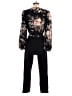 Unbranded Floral Black Jumpsuit Size S - photo 2