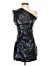 Dsquared2 Metallic Black Cocktail Dress Size EU (IT) 38 / US 2 - photo 1