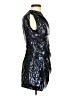 Dsquared2 Metallic Black Cocktail Dress Size EU (IT) 38 / US 2 - photo 4