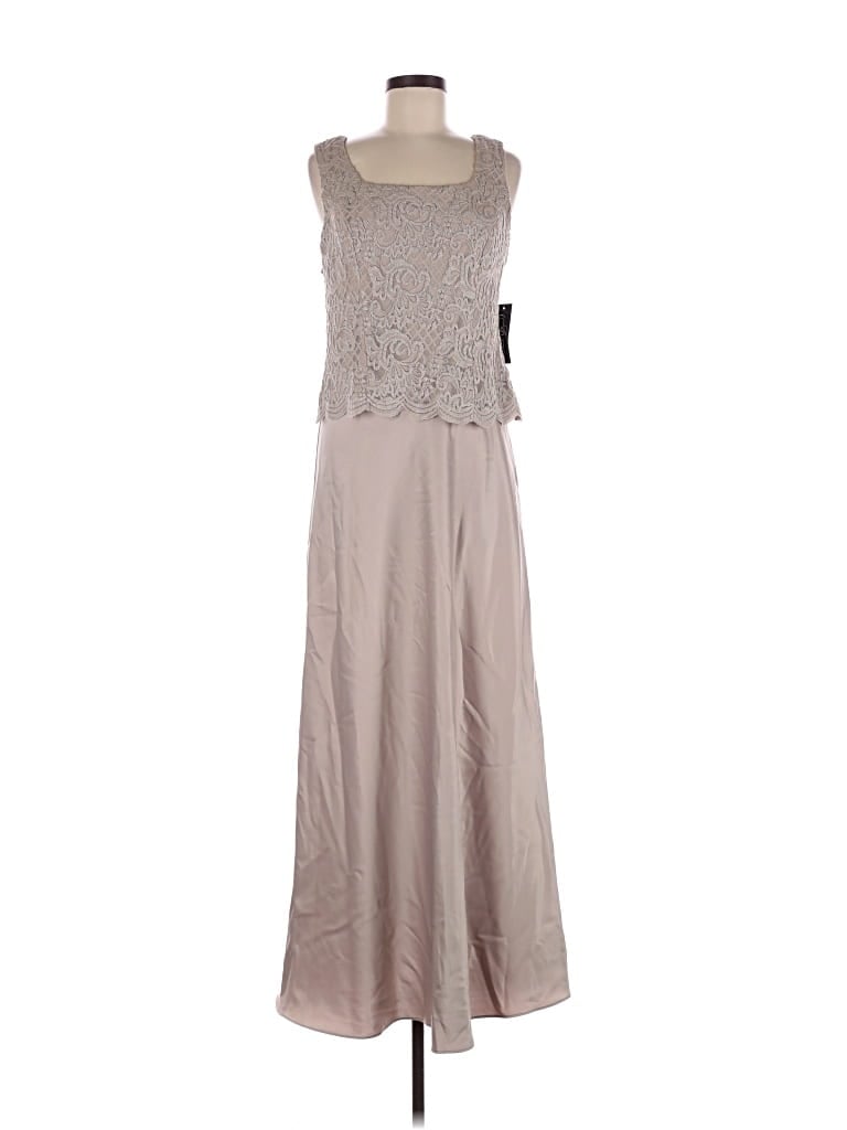 Pre-owned Alex Evenings Casual Dress In Gray