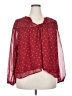 Old Navy 100% Polyester Burgundy 3/4 Sleeve Blouse Size XXL - photo 1