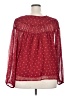 Old Navy 100% Polyester Burgundy 3/4 Sleeve Blouse Size XXL - photo 2