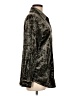 Chances R Animal Print Black Long Sleeve Blouse Size M - photo 4