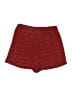 Yllw 100% Polyester Tweed Red Casual Skirt Size S - photo 2
