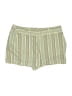 Ann Taylor LOFT 100% Cotton Stripes Green Shorts Size 0 - photo 1