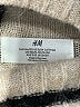 H&M Stripes Ivory Turtleneck Sweater Size 12 - 14 - photo 3