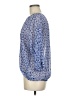 Fever 100% Polyester Blue 3/4 Sleeve Blouse Size M - photo 5