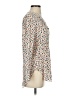 Maeve 100% Rayon Polka Dots Ivory 3/4 Sleeve Blouse Size 2 (petite) - photo 4