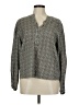 Worthington Gray Long Sleeve Blouse Size M - photo 1