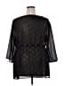 Torrid 100% Polyester Black 3/4 Sleeve Blouse Size 3X Plus (3) - photo 2