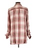 Como Vintage 100% Rayon Plaid Pink 3/4 Sleeve Blouse Size L - photo 2
