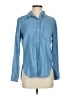 Athleta 100% Tencel Blue Long Sleeve Button-Down Shirt Size XS - photo 1