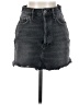 AGOLDE 100% Cotton Black Denim Skirt Size 25 waist - photo 1