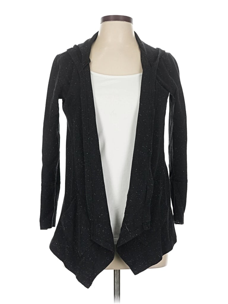 Pre-owned Harmony And Balance Cardigan Sweater In Black