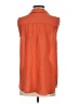 Vince. Orange Sleeveless Button-Down Shirt Size XS - photo 2