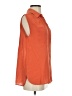Vince. Orange Sleeveless Button-Down Shirt Size XS - photo 4