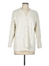 Lands' End 100% Cotton Ivory Cardigan Size 10 - 12 Petite - photo 1