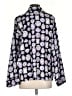 Assorted Brands 100% Polyester Print Purple Long Sleeve Blouse Size S - photo 2
