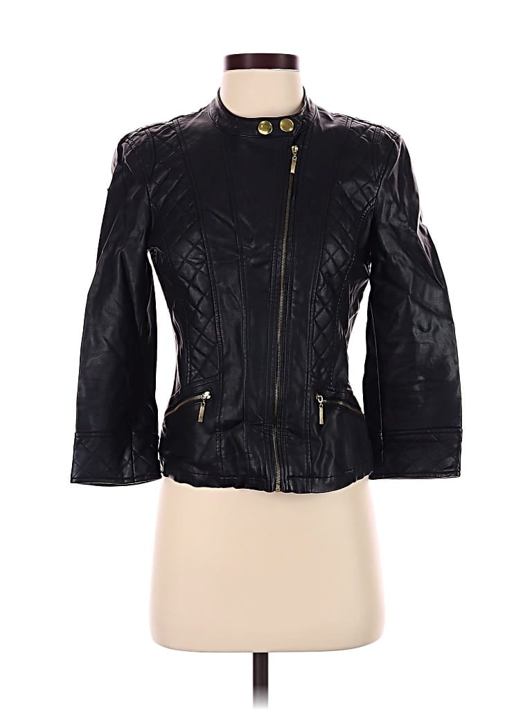 Pre-owned 2b Bebe Jacket In Black