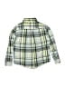 Janie and Jack 100% Cotton Plaid Green Long Sleeve Button-Down Shirt Size 4 - photo 2