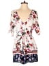 Trixxi Floral Ivory White Romper Size M - photo 1