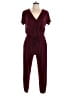 Prettygarden Solid Burgundy Jumpsuit Size L - photo 1