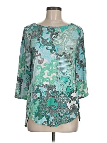 Zenergy by Chico's 3/4 Sleeve Blouse (view 1)