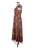 Madewell 100% Polyester Paisley Brown Casual Dress Size 00 - photo 5