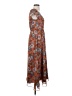 Madewell 100% Polyester Paisley Brown Casual Dress Size 00 - photo 4