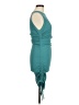 Green Solid Teal Cocktail Dress Size M - photo 4