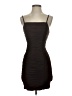 Quiz Solid Brown Cocktail Dress Size 4 - photo 1