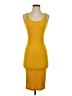 Forever 21 Solid Yellow Casual Dress Size S - photo 1