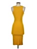 Forever 21 Solid Yellow Casual Dress Size S - photo 2
