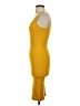 Forever 21 Solid Yellow Casual Dress Size S - photo 5