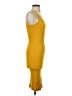 Forever 21 Solid Yellow Casual Dress Size S - photo 4