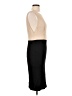 Dsquared2 Color Block Tan Cocktail Dress Size L - photo 4