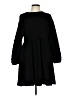 Zara Solid Black Casual Dress Size L - photo 1