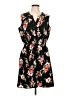 Originality 100% Polyester Floral Black Casual Dress Size L - photo 1