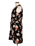 Originality 100% Polyester Floral Black Casual Dress Size L - photo 5