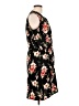 Originality 100% Polyester Floral Black Casual Dress Size L - photo 4