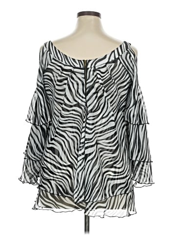 Hot In Hollywood 3/4 Sleeve Blouse (view 2)