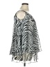 Hot In Hollywood 100% Polyester Silver 3/4 Sleeve Blouse Size XL - photo 4