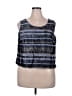 Positive Attitude Black Purple Sleeveless Top Size XXL (estimated) - photo 1