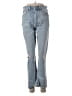 AGOLDE 100% Cotton Hearts Blue Jeans Size 26 waist - photo 1