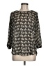 Pixley 100% Polyester Black 3/4 Sleeve Blouse Size M - photo 1