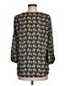 Pixley 100% Polyester Black 3/4 Sleeve Blouse Size M - photo 2