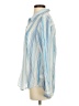 Lucky Brand Stripes Blue Long Sleeve Button-Down Shirt Size S - photo 5
